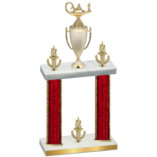 Double Red Glacier Victory Academics Trophy