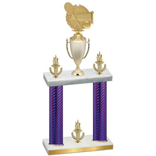 Double Purple Carbon Fiber Victory Tennis Trophy