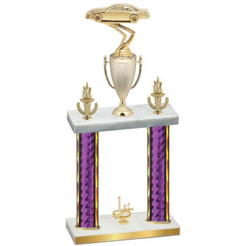 Double Purple Glacier First Place Cars Trophy