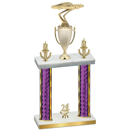Double Purple Glacier Year Cars Trophy