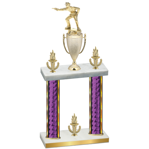 Double Purple Glacier Victory Shooter Trophy
