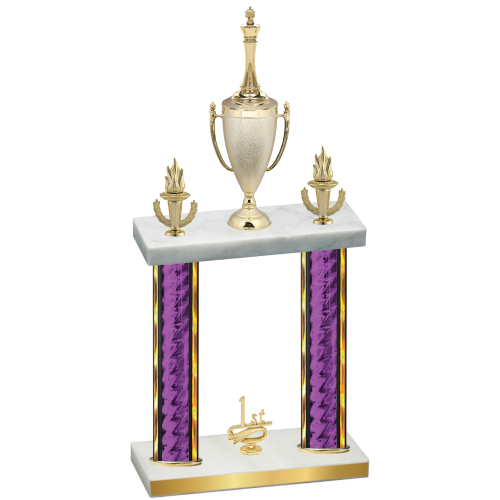 Double Purple Glacier First Place Chess Trophy