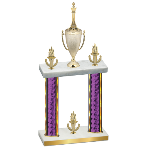 Double Purple Glacier Victory Chess Trophy