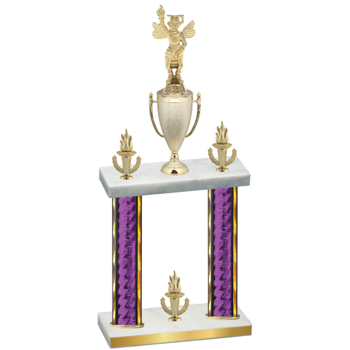 Double Purple Glacier Victory Academics Trophy
