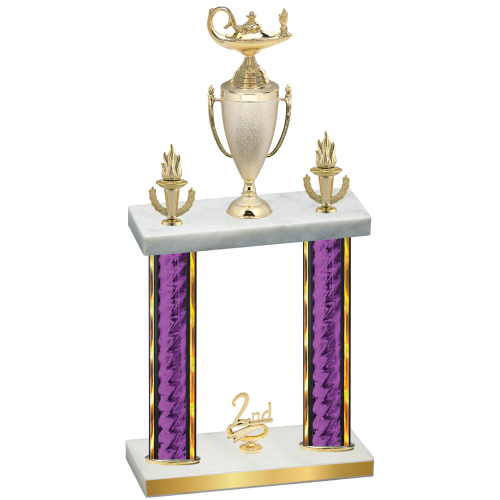 Double Purple Glacier Second Place Academics Trophy