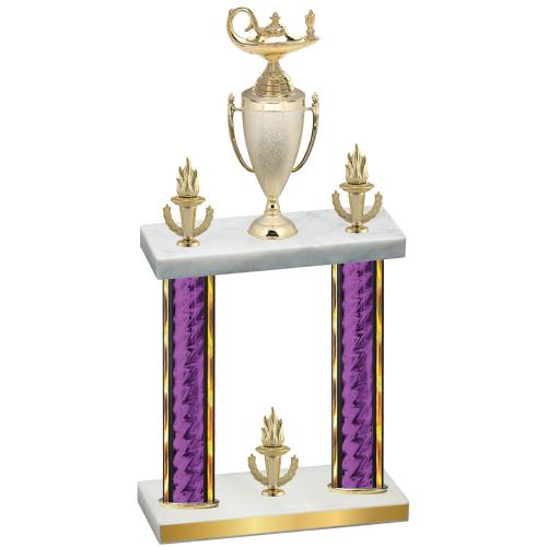 Double Purple Glacier Victory Academics Trophy