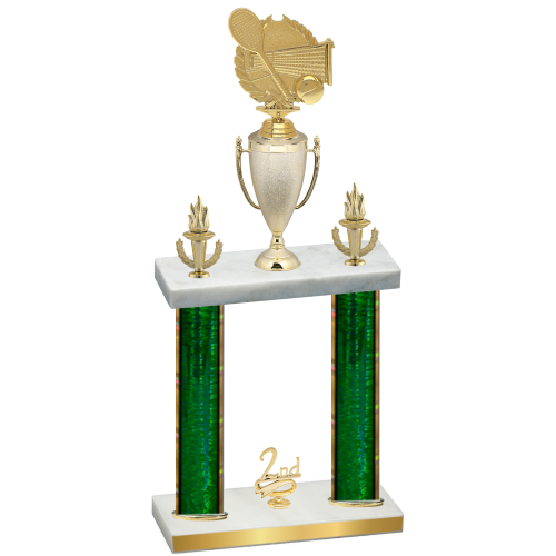 Double Green Glacier Second Place Tennis Trophy