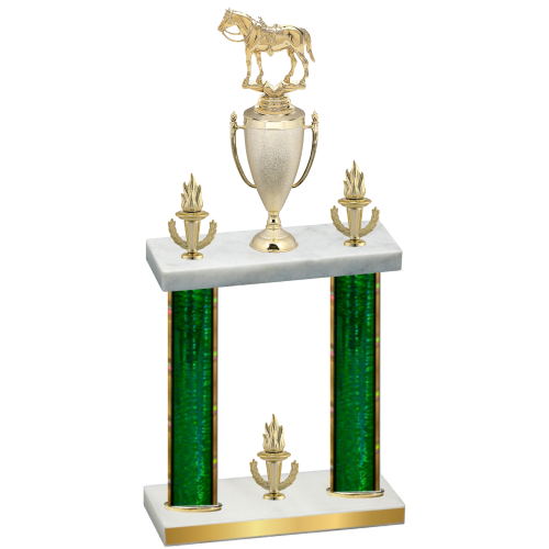 Double Green Glacier Victory Horses Trophy