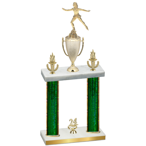 Double Green Glacier Year Skater Trophy