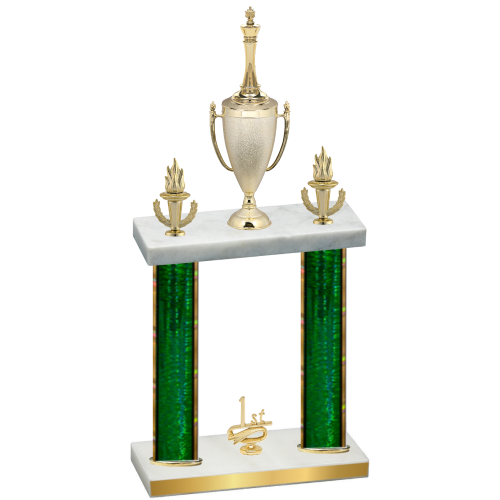Double Green Glacier First Place Chess Trophy