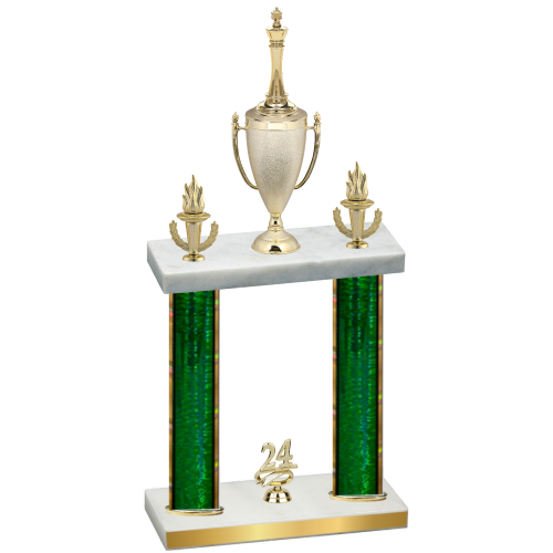 Double Green Glacier Year Chess Trophy