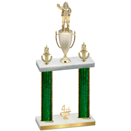 Double Green Glacier Fourth Place Holiday Trophy