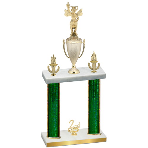Double Green Glacier Second Place Academics Trophy