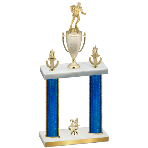 Double Blue Glacier Year Rugby Trophy