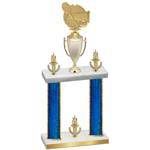 Double Blue Glacier Victory Tennis Trophy