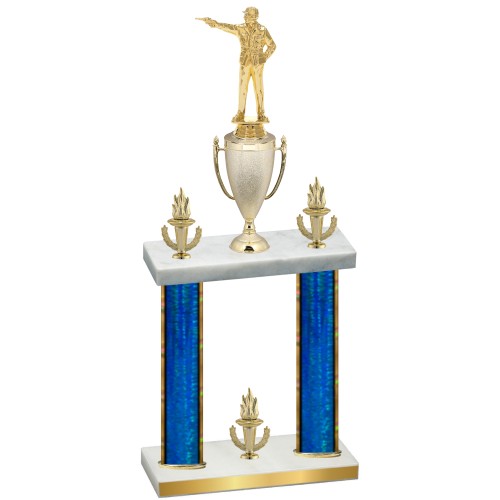 Double Blue Glacier Victory Shooter Trophy