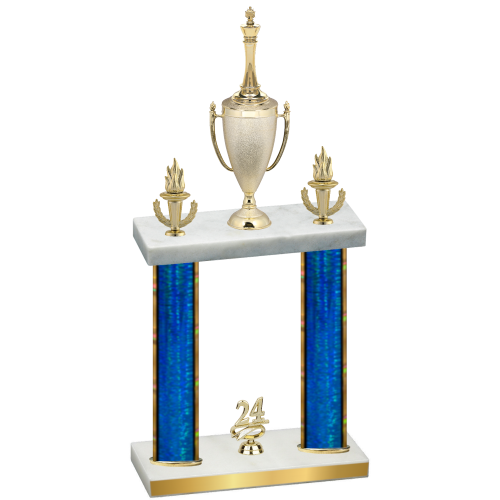 Double Blue Glacier Year Chess Trophy