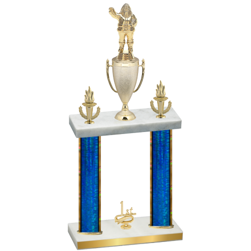 Double Blue Glacier First Place Holiday Trophy