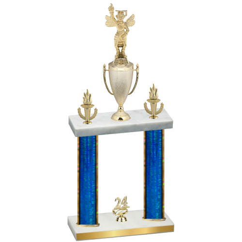 Double Blue Glacier Year Academics Trophy
