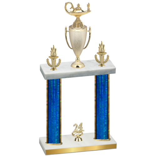 Double Blue Glacier Year Academics Trophy