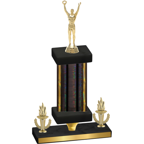 Premium Single Black Glacier Victory Victory Trophy