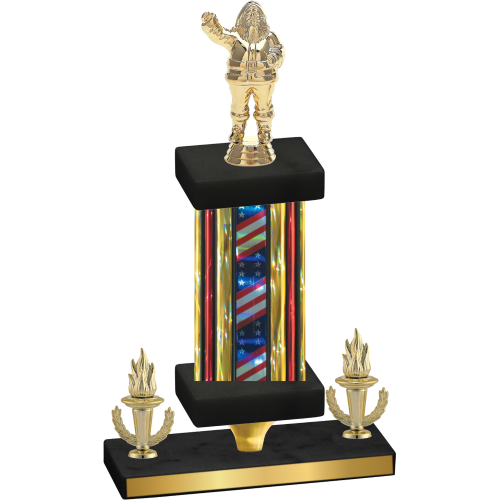 Premium Single Flag USA Victory Holiday Trophy