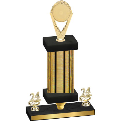 Premium Single Gold Glacier Year Insert Trophy