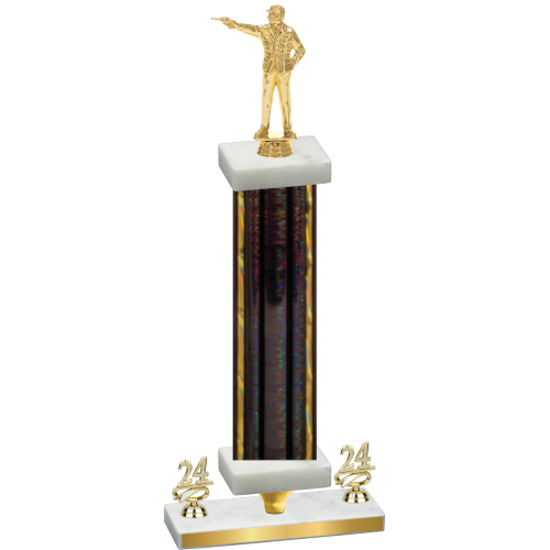 Premium Single Black Glacier Year Shooter Trophy