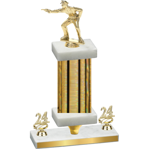 Premium Single Gold Glacier Year Shooter Trophy