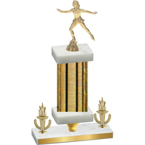 Premium Single Gold Glacier Victory Skater Trophy