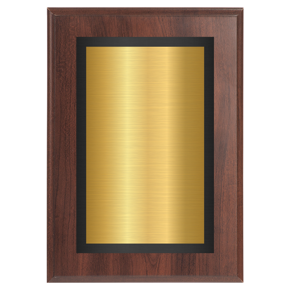Cherry Two-Toned Full Plate Plaque with Black Background