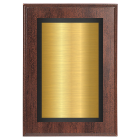 Cherry Two-Toned Full Plate Plaque with Black Background