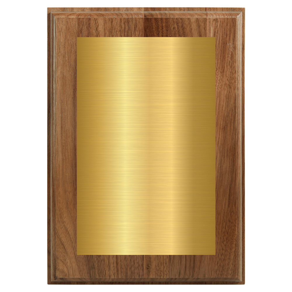 Genuine Walnut Full Plate Plaque