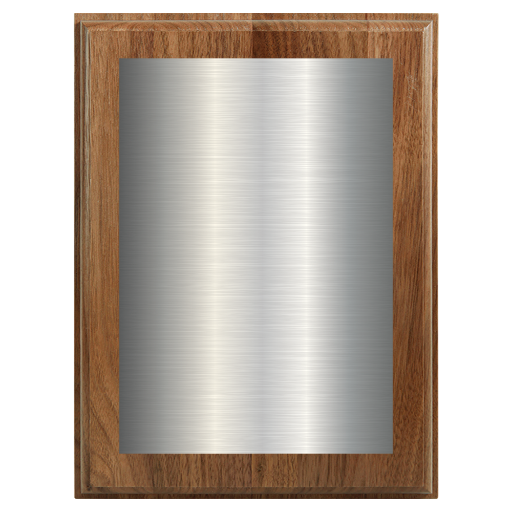 Genuine Walnut Full Plate Plaque