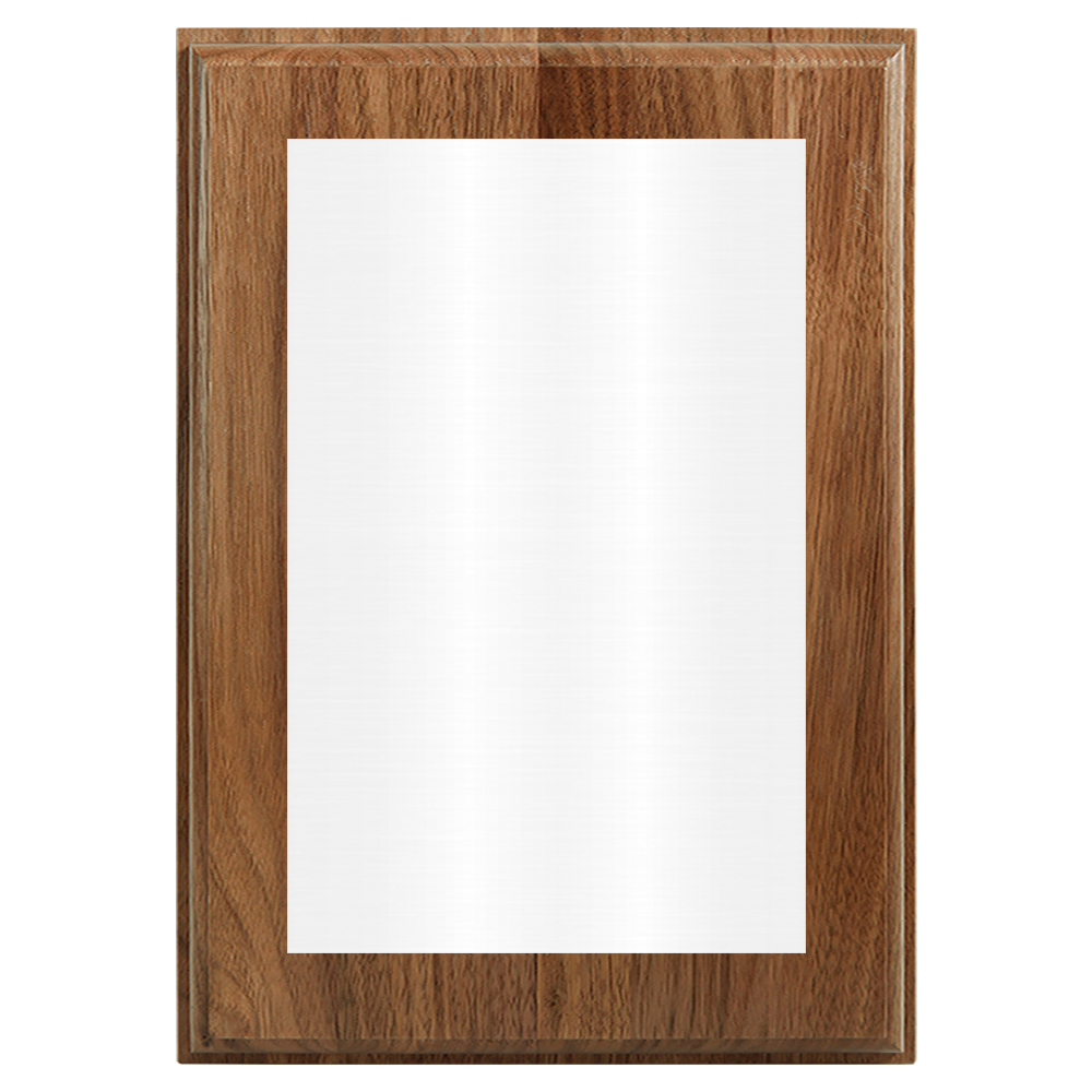 Genuine Walnut Full Plate Plaque
