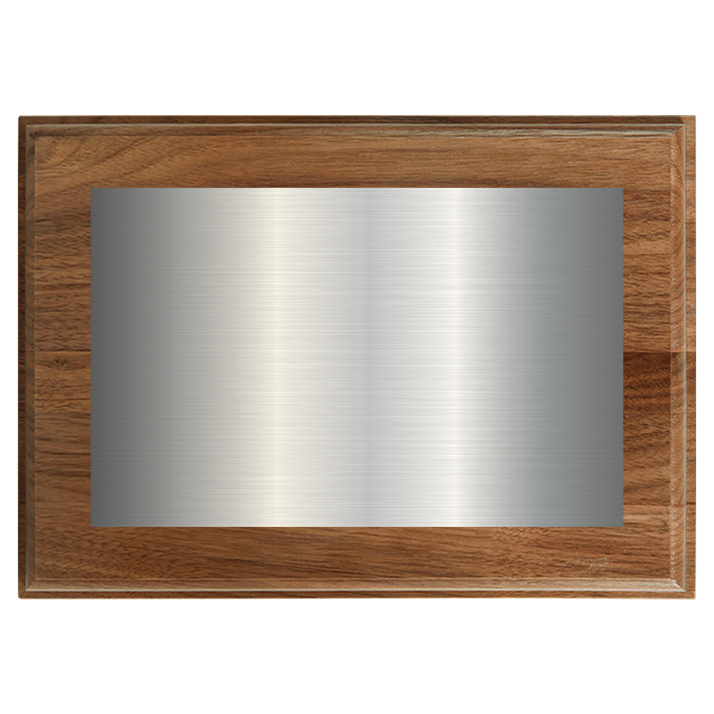 Genuine Walnut Full Plate Plaque