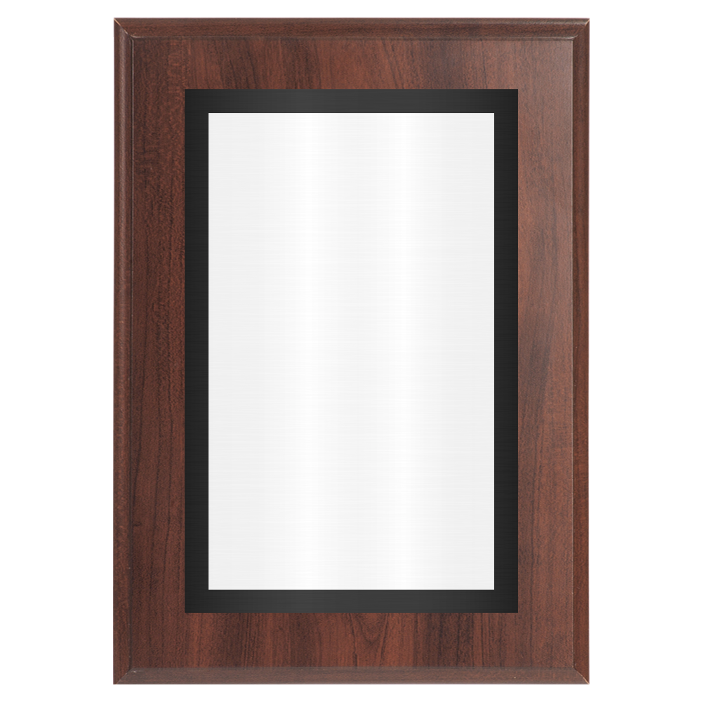 Cherry Two-Toned Full Plate Plaque with Black Background