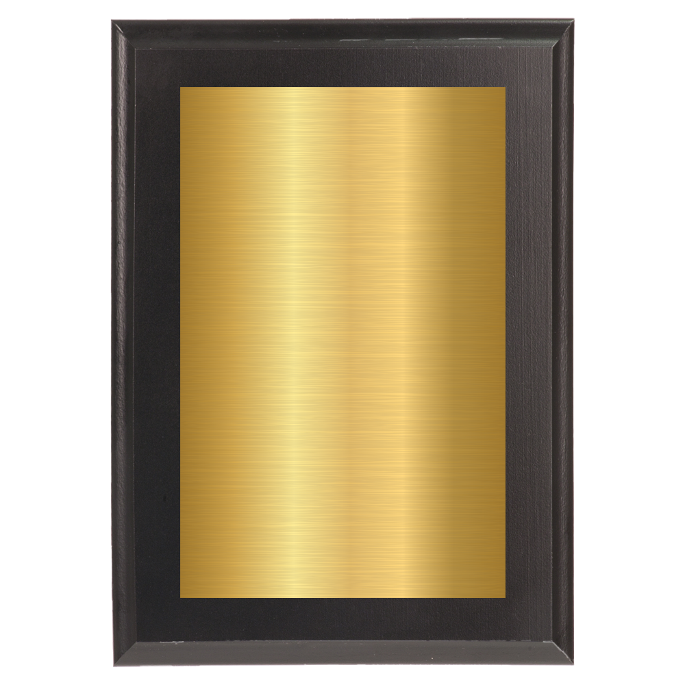 Black Full Plate Plaque