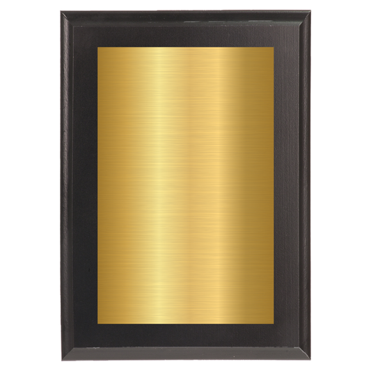 Black Full Plate Plaque
