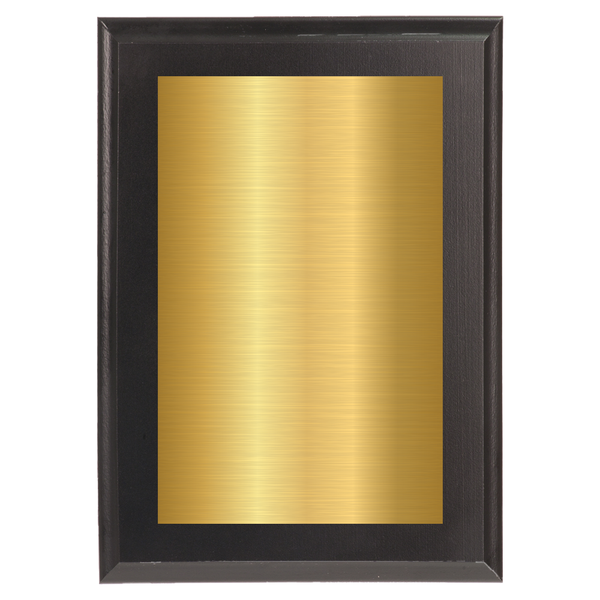 Black Full Plate Plaque
