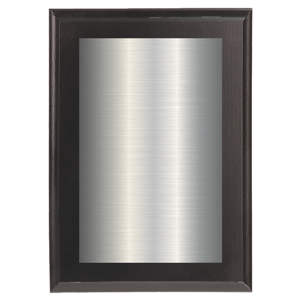 Black Full Plate Plaque