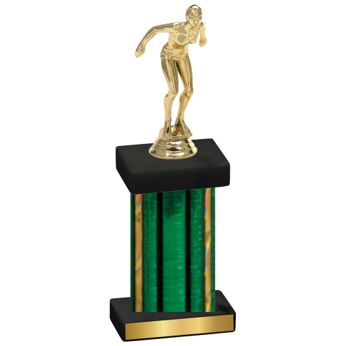 Single Green Glacier Tennis Trophy