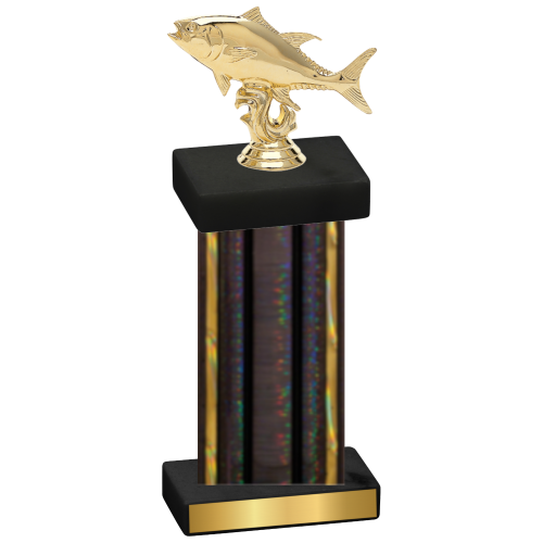 Single Black Glacier Fishing Trophy