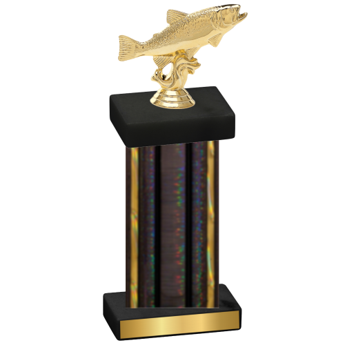 Single Black Glacier Fishing Trophy