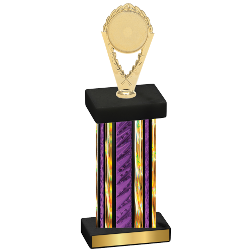 Single Purple Glacier Insert Trophy