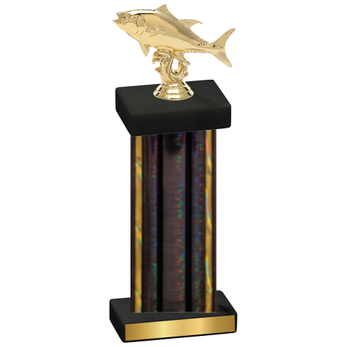 Single Black Glacier Fishing Trophy