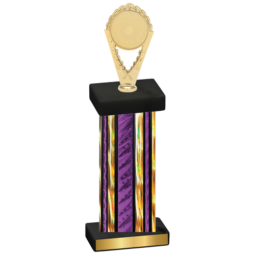 Single Purple Glacier Insert Trophy