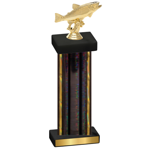 Single Black Glacier Fishing Trophy