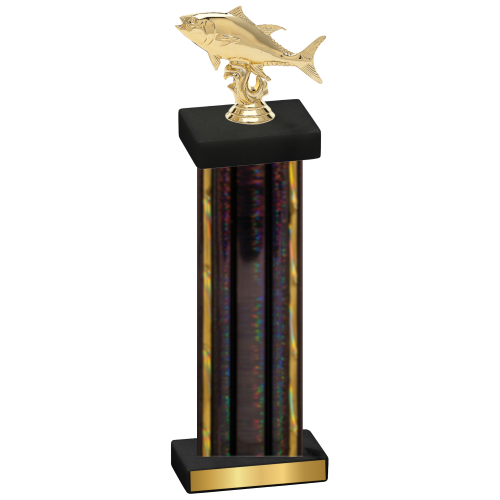 Single Black Glacier Fishing Trophy