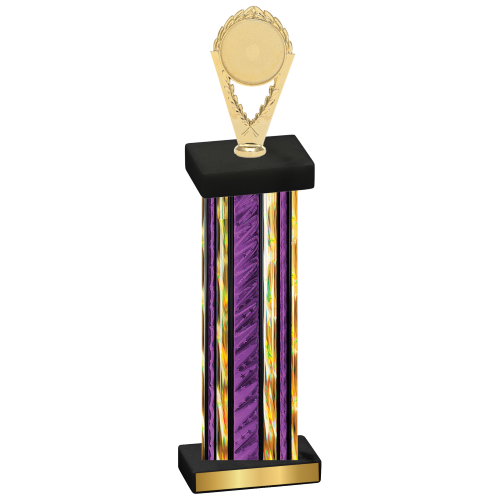 Single Purple Glacier Insert Trophy